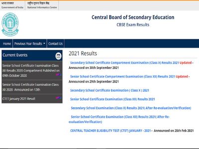 CBSE Term 1 Exam Class 10 and Class 12 Results
