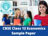 CBSE Class 12 Economics Sample Paper download