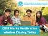 CBSE Result 2022 Marks verification Window to be closed today, know how to apply and other details