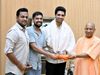 CM Yogi adityanath meets adivi sesh and Team Major 