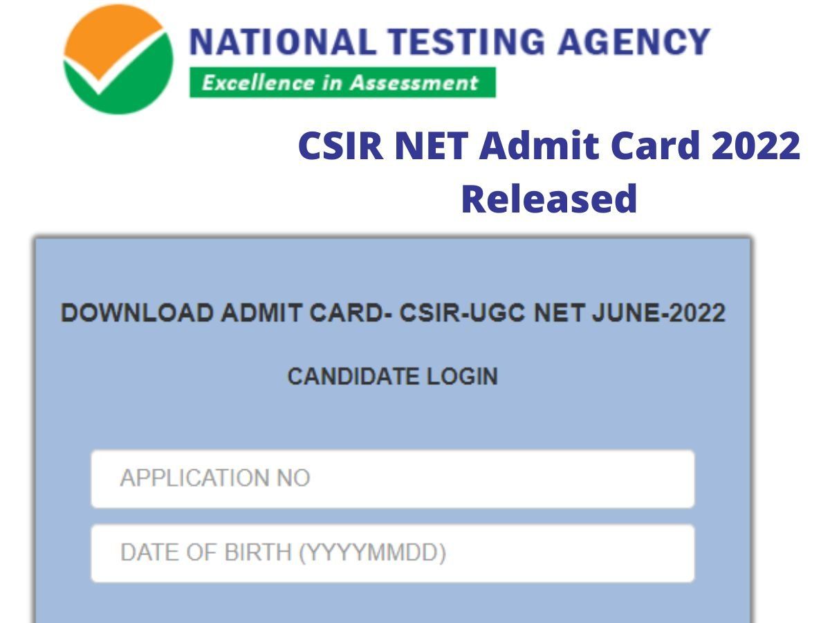 CSIR NET Admit Card 2022 out on know how to download