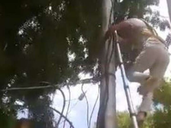 Traffic Police Cut The Challan Lineman Then What Happened Know About Truth