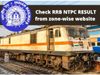 rrb ntpc result 2021 zone-wise link