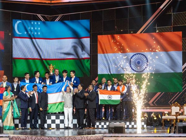 Chess Olympiad closing ceremony