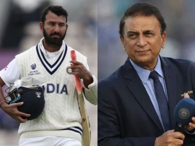 Cheteshwar Pujara and Sunil Gavaskar WTC Final Cheteshwar Pujara and Sunil Gavaskar WTC Final