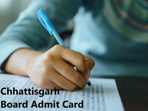 Chhattisgarh Board CGBSE 10th, 12th Admit Card