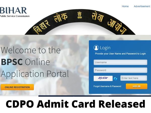 CDPO Pre Exam Admit Card