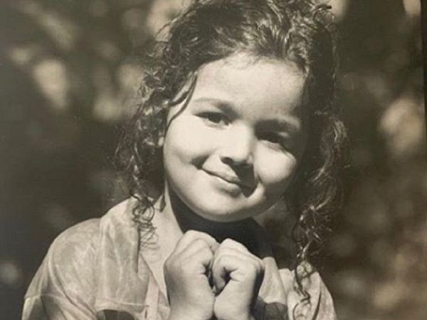 Childhood photo of Alia Bhatt