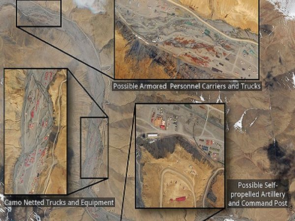 satellite imagery reveals China brought in fresh troops and heavy construction equipment in Galwan Valley