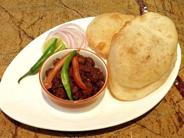 Chole Bhature on applying corona vaccine