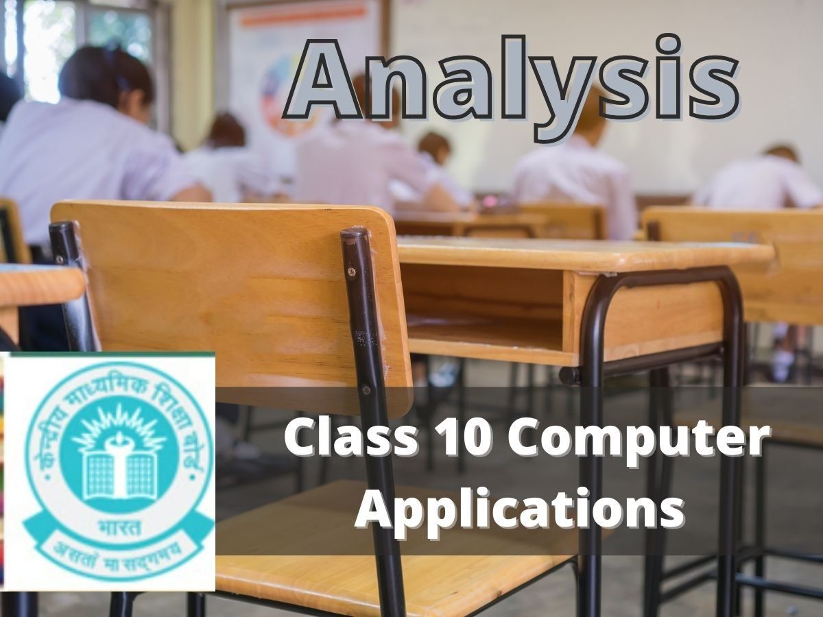 CBSE Answer Key Class 10 Computer Application Exam 202122 Check paper