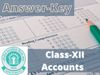 cbse Class 12 Accountancy, cbse Class 12 Accountant paper answer key 