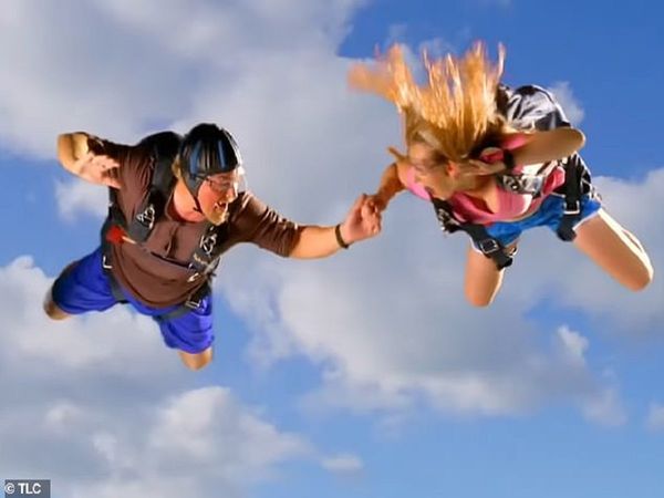 A couple who had sex while sky-diving have revealed how they ended up in hospital