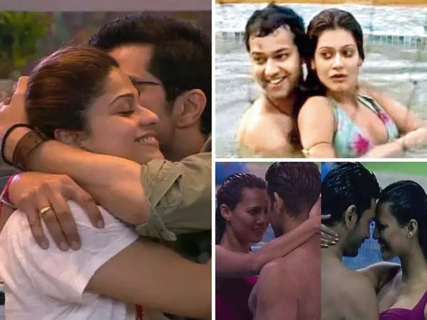 Bigg Boss Couples who got intimate, Bigg Boss couples romantic moment, Bigg Boss romantic moments, Bigg Boss romantic photo, bigg boss romantic moments, bigg boss couple romance, 
