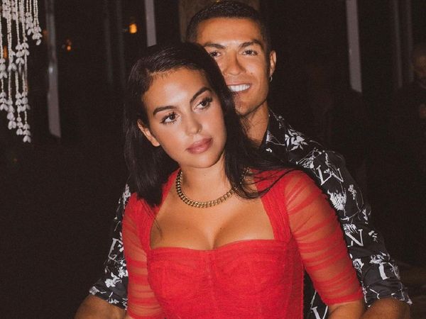 Cristiano Ronaldo with girlfriend