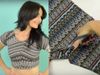 Turn leggings into crop top