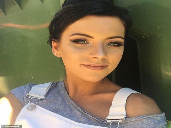 Tayah Crowther hiding cocaine and ketamine in a condom in her underwear to take into a festival