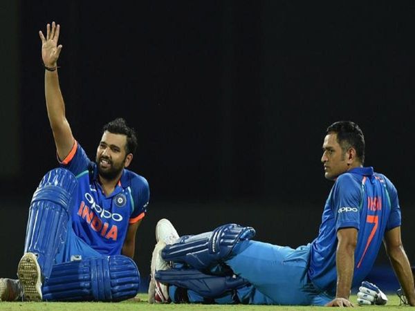 Rohit Sharma and MS Dhoni