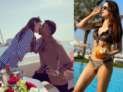 DJ wale babu fame Natasa Stankovic and Hardik Pandya
