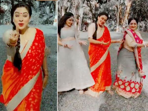 anupama rupali ganguly dance on piya tu ab to aaja song With Alpana Buch 