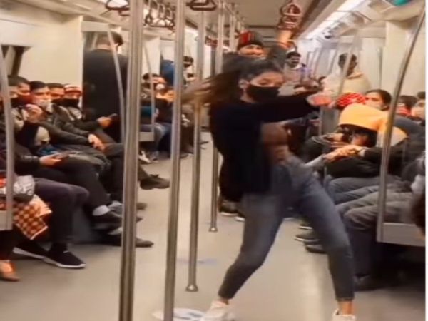 Girl Dance in Metro Video Goes Viral on Social Media