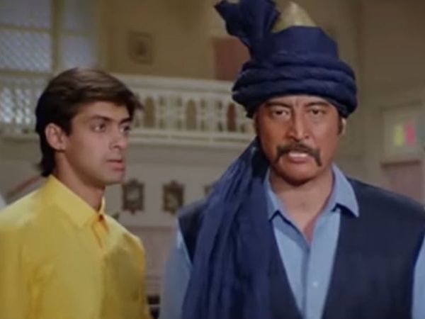 Danny and Salman in Sanam Bewafa film.jpg