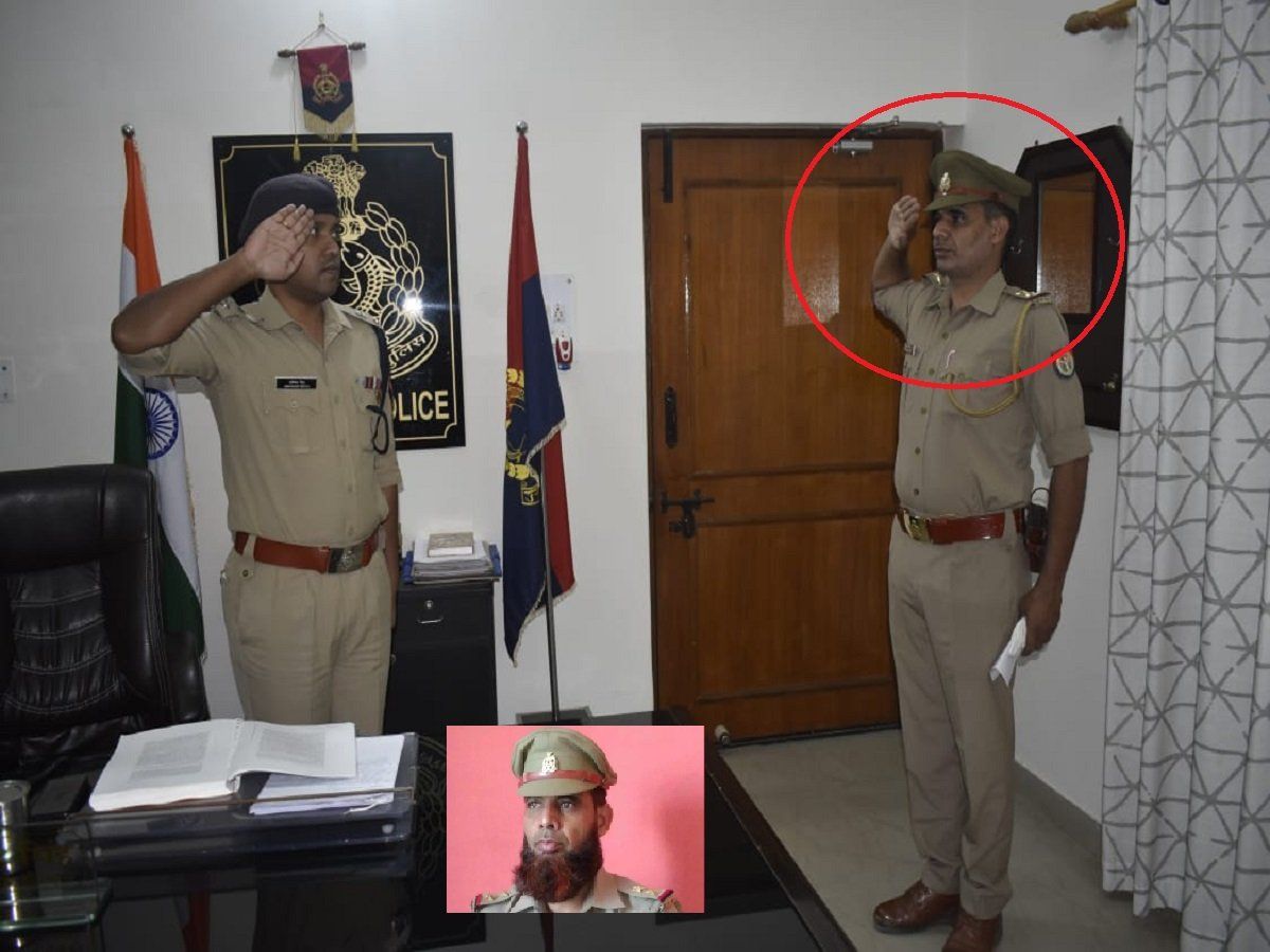 आखिरकार निलंबित दारोगा इंतसार अली को कटवानी पड़ी दाढ़ी, एसपी ने सेवा की बहाल