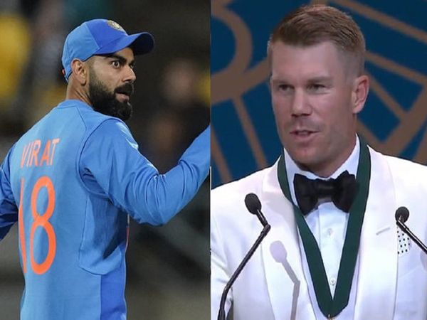 David Warner and Virat Kohli