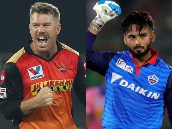 David Warner Rishabh Pant 