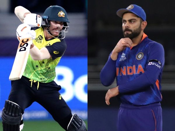 David Warner and Virat Kohli