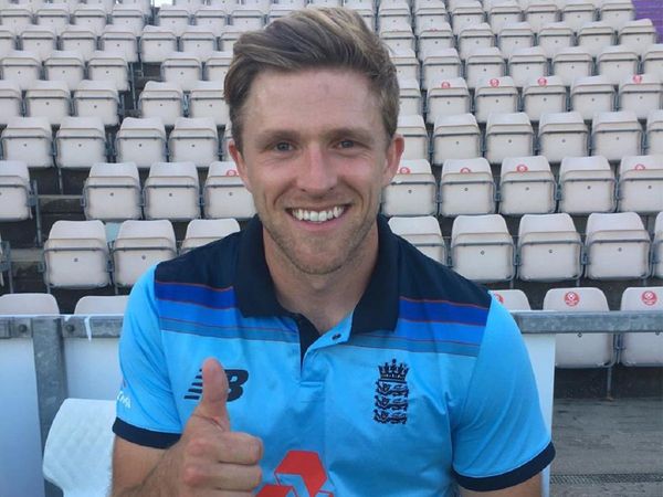 Man of the match David Willey after Ireland ODI
