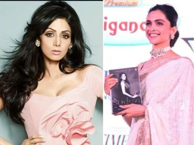 Deepika Padukone and sridevi Deepika Padukone and sridevi