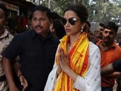 Deepika Padukone with Bodyguard Jalal Deepika Padukone with Bodyguard Jalal