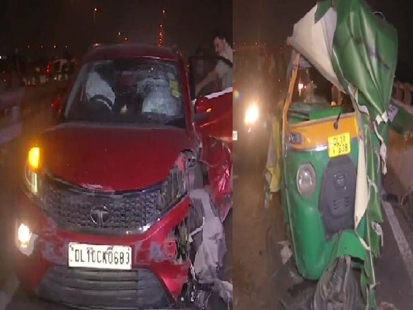 Delhi  A road accident occurred at Baba Banda Singh Bahadur Setu; 2 killed 