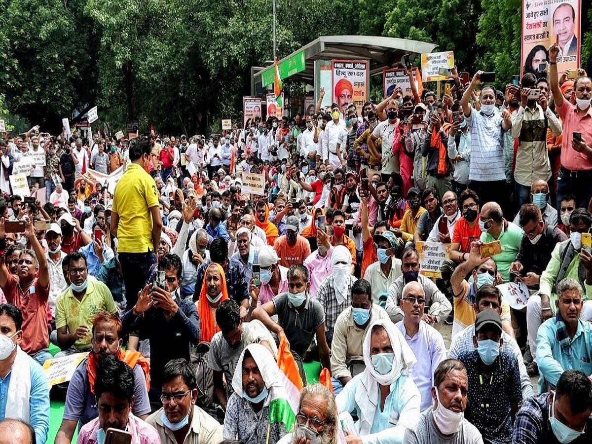 Delhi: जंतर मंतर पर लगे सांप्रदायिक नारे, FIR दर्ज कर वीडियो से आरोपियों की पहचान करने में जुटी पुलिस