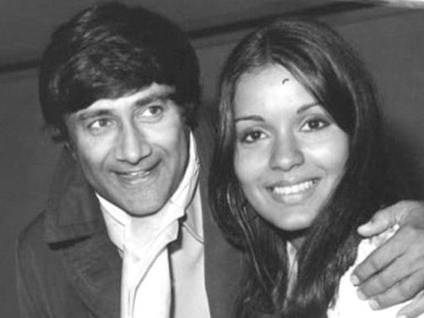 Dev Anand and Zeenat Aman