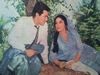 Dharmendra and Meena Kumari