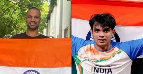 Sports fraternity on Independence Day|  From Shikhar Dhawan to Neeraj Chopra Sports fraternity extend wishes on 75th Independence Day|  Happy Independence Day|  Independence Day Wishes|