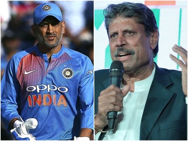 MS Dhoni and Kapil Dev