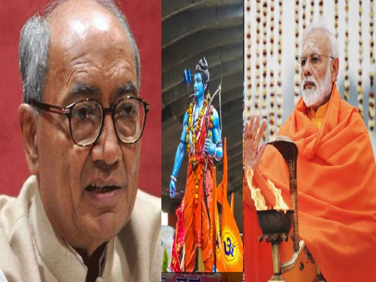 मोदी जी अशुभ मुहुर्त में राम मंदिर का शिलान्यास कर कितने लोगों को अस्पताल भिजवाना चाहते हैं आप- दिग्गी