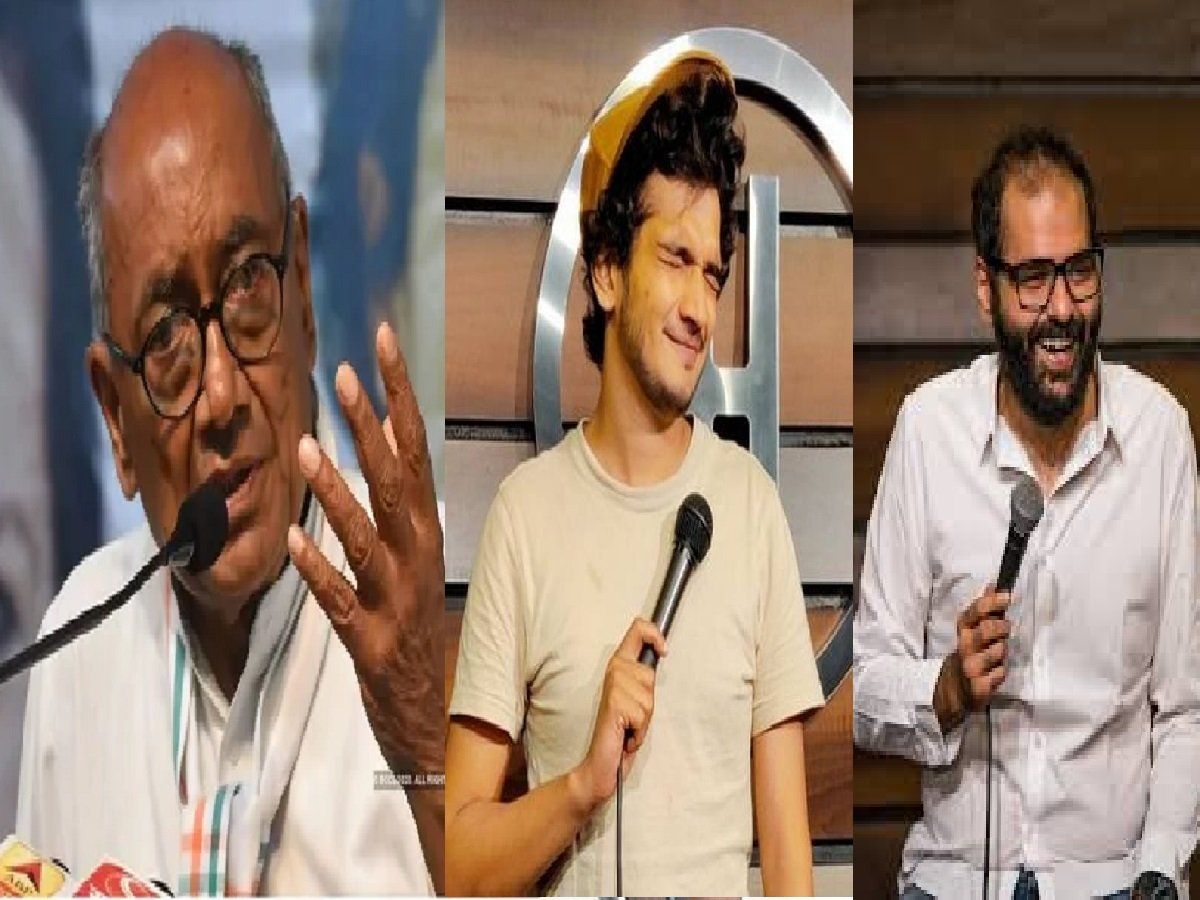 दिग्विजय सिंह ने कुणाल कामरा और मुनव्वर फारूकी को दिया न्यौता, बोले- मैं कराऊंगा भोपाल में शो