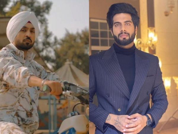 Punjabi singer Singga and Diljit Dosanjh