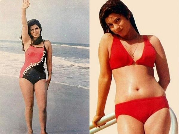 Dimple Kapadia Bikini Photos