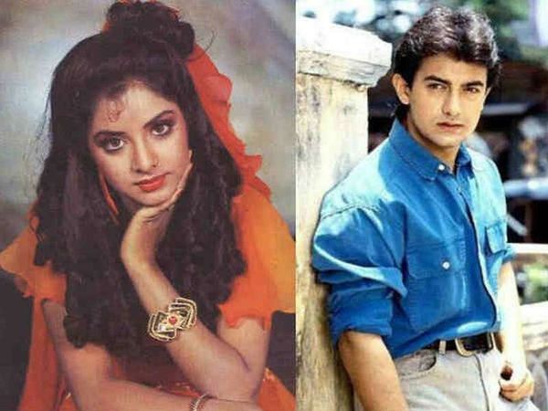 Divya Bharti, Aamir Khan