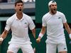 Novak Djokovic and Matteo Berrettini in Wimbledon 2021 Final