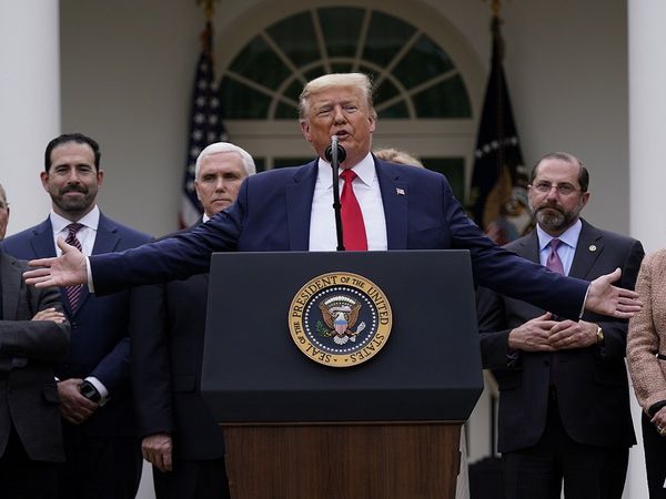 President Donald Trump announces national emergency in USA