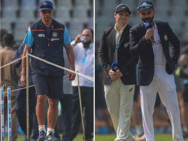 Rahul Dravid and Virat Kohli