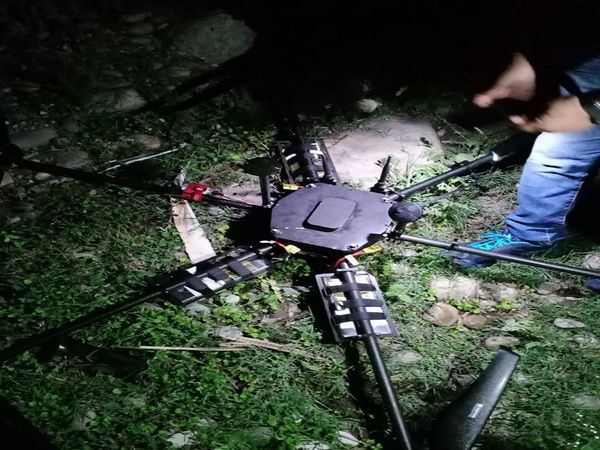 Jammu Kashmir A drone was shot down in Kanachak area and explosive material was recovered