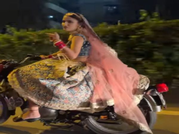 Dulhan Ka Video Bride on Bullet Video Goes Viral on Social Media