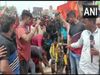 Jharkhand People protest after a class 12 girl set on fire dies Section 144 imposed in Dumka